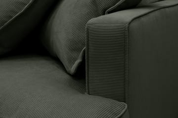 Rossita Lyx 6-sits Vänstervänd U-formad Extra djup Soffa med Divan och Schäslong i Manchester - Mörkgrön - Möbler - Vardagsrum - Soffor - U-soffor