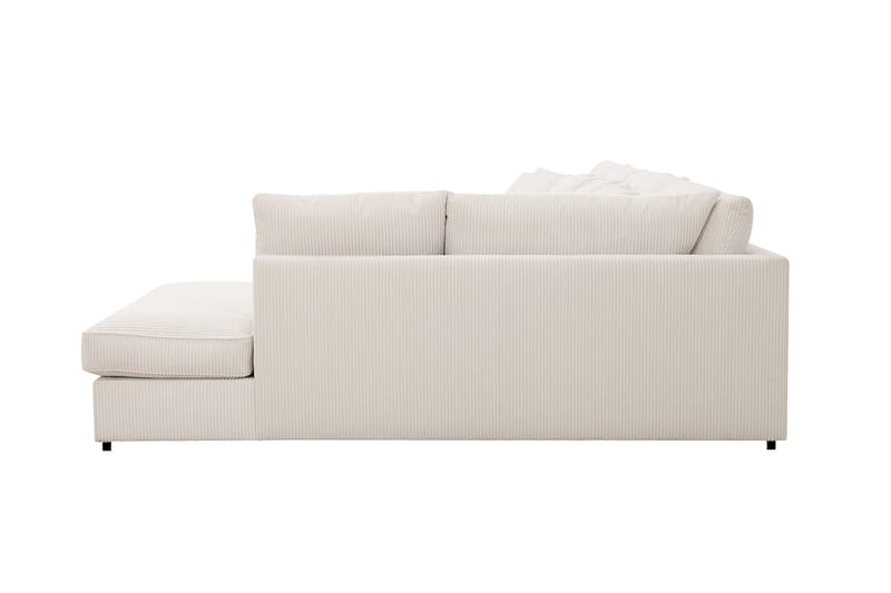 Rossita Lyx 6-sits Vänstervänd U-formad Extra djup Soffa med Divan och Schäslong i Manchester - Naturvit - Möbler - Vardagsrum - Soffor - U-soffor