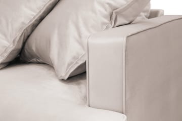 Rossita Lyx 6-sits Vänstervänd U-formad Extra djup Soffa med Divan och Schäslong i Sammet - Beige - Möbler - Vardagsrum - Soffor - Sammetssoffor