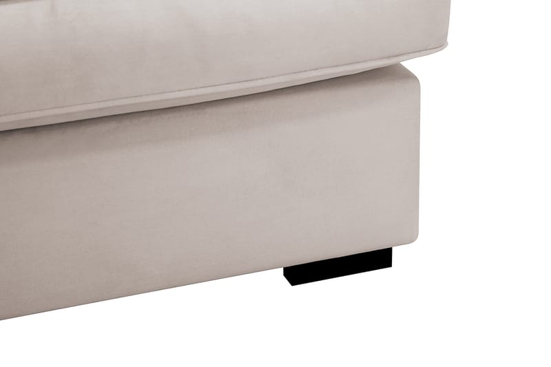 Rossita Lyx 6-sits Vänstervänd U-formad Extra djup Soffa med Divan och Schäslong i Sammet - Beige - Möbler - Vardagsrum - Soffor - Sammetssoffor