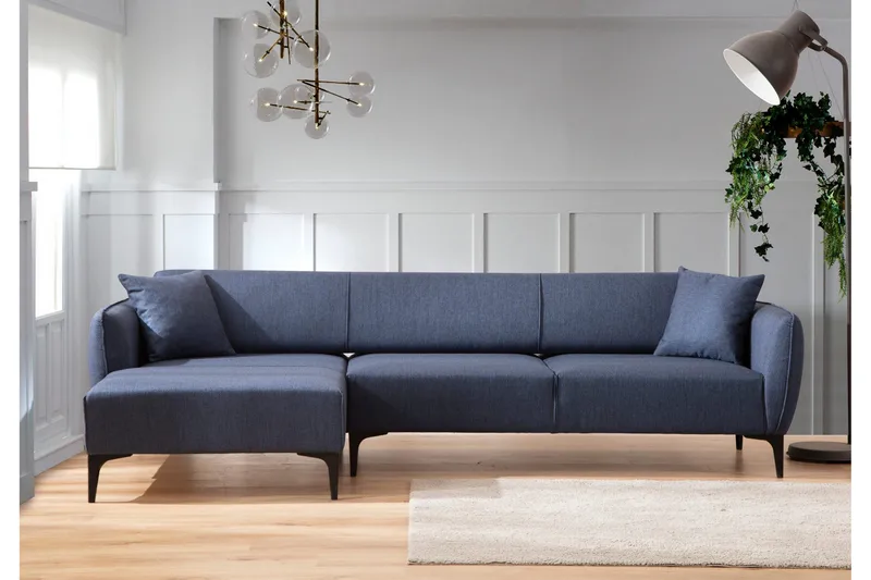 Rossland Divansoffa 3-sits - Blå - Möbler - Vardagsrum - Soffor - Divansoffa & schäslong
