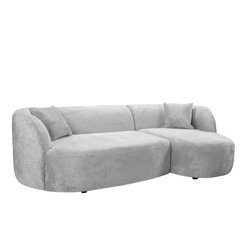 Rylian 3-sits Soffa med divan, ljusgrå