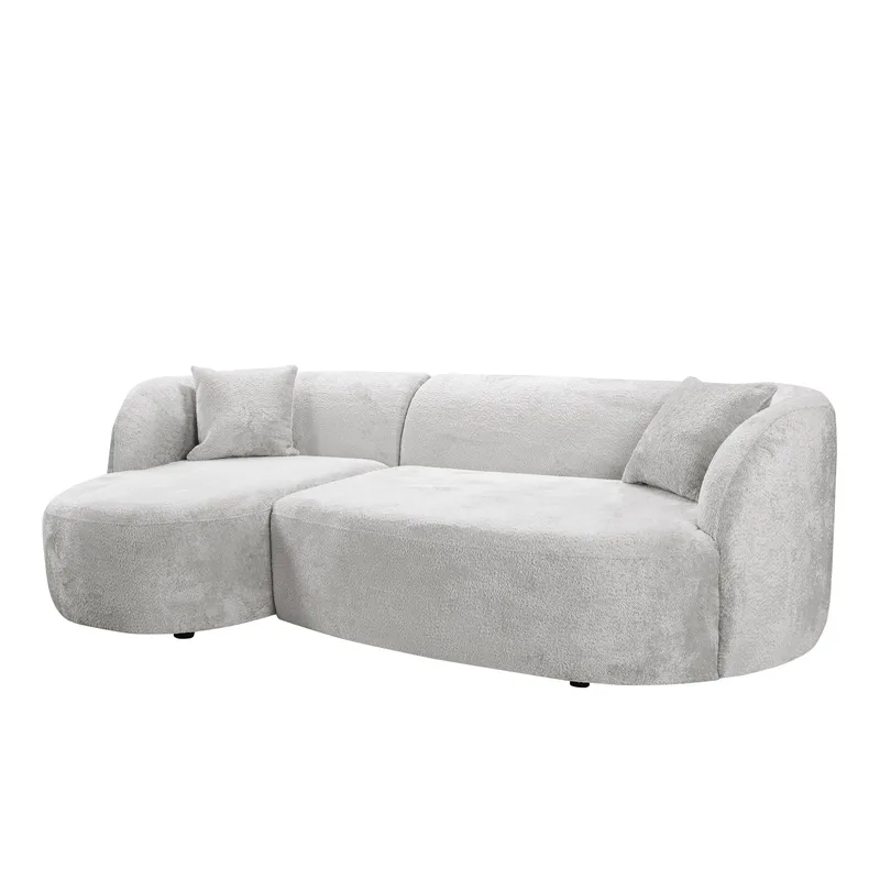 Rylian 3-sits Soffa med divan - ljusgrå - Möbler - Vardagsrum - Soffor - Hörnsoffor