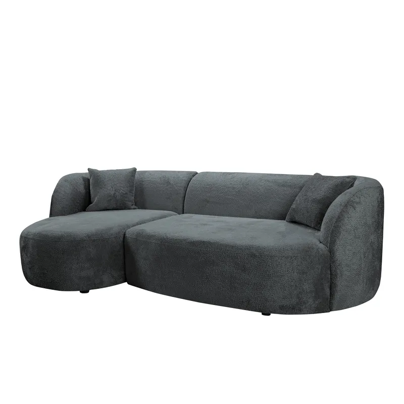 Rylian 3-sits Soffa med divan - mörkgrå - Möbler - Vardagsrum - Soffor - Hörnsoffor