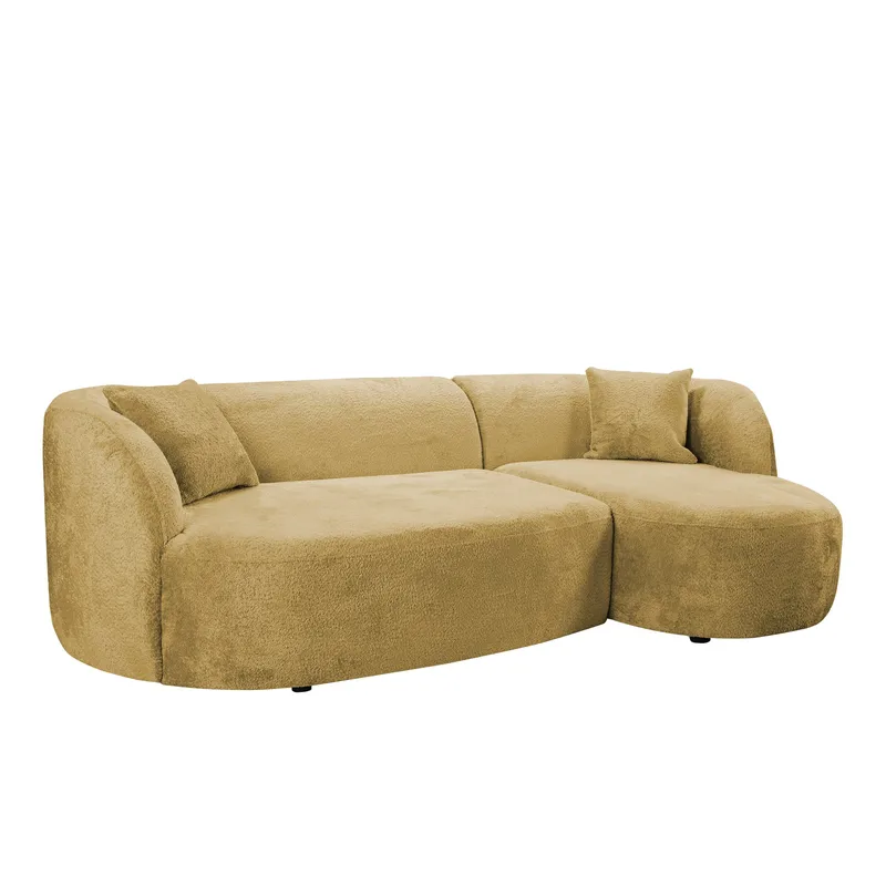Rylian 3-sits Soffa med divan - senapsgul - Möbler - Vardagsrum - Soffor - Hörnsoffor