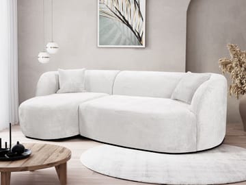 Rylian 3-sits Soffa med divan - vit - Möbler - Vardagsrum - Soffor - Divansoffa & schäslong