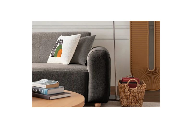 Rynvar Soffa med Schäslong 4-sits - Antracit - Möbler - Vardagsrum - Soffor - Modulsoffor - Komplett modulsoffa