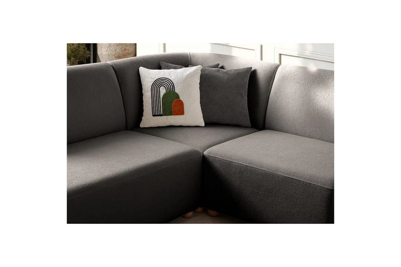 Rynvar Soffa med Schäslong 4-sits - Antracit - Möbler - Vardagsrum - Soffor - Modulsoffor - Komplett modulsoffa