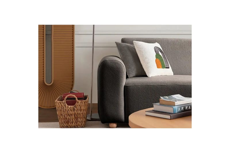 Rynvar Soffa med Schäslong 4-sits - Antracit - Möbler - Vardagsrum - Soffor - Modulsoffor - Komplett modulsoffa
