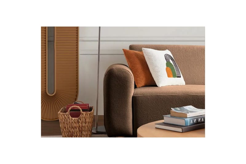 Rynvar Soffa med Schäslong 4-sits - Brun - Möbler - Vardagsrum - Soffor - Divansoffa & schäslong