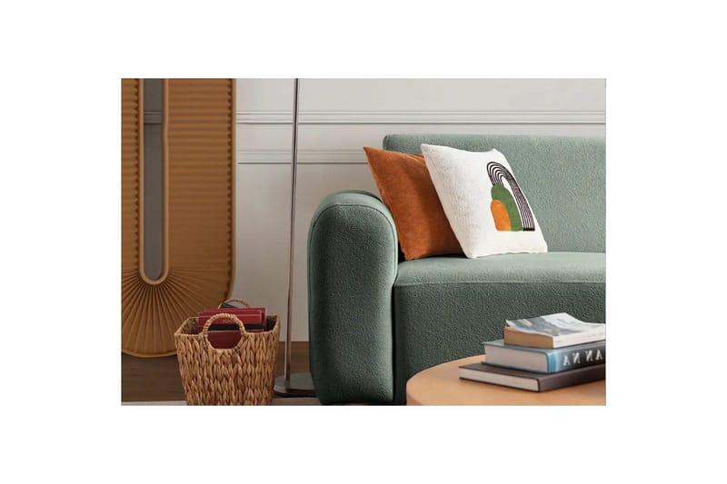 Rynvar Soffa med Schäslong 4-sits - Grön - Möbler - Vardagsrum - Soffor - Divansoffa & schäslong