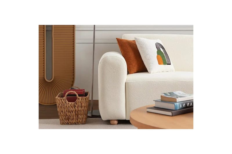 Rynvar Soffa med Schäslong 4-sits - Vit - Möbler - Vardagsrum - Soffor - Modulsoffor - Komplett modulsoffa