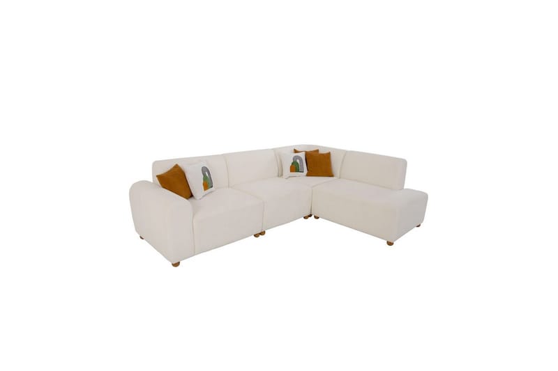 Rynvar Soffa med Schäslong 4-sits - Vit - Möbler - Vardagsrum - Soffor - Divansoffa & schäslong