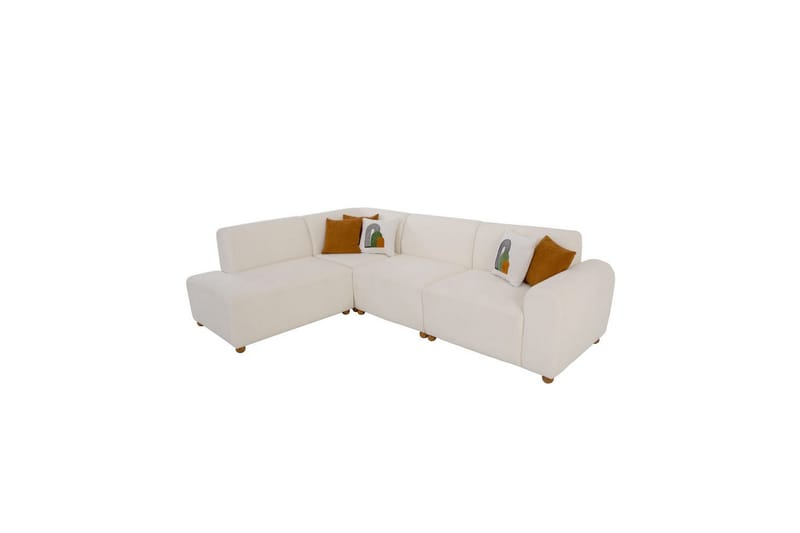 Rynvar Soffa med Schäslong 4-sits - Vit - Möbler - Vardagsrum - Soffor - Divansoffa & schäslong