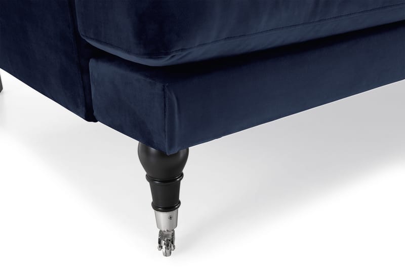 Andrew 3-sits Sammetssoffa - Blå - Möbler - Vardagsrum - Soffor - Howardsoffor