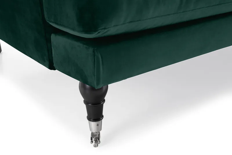 Andrew 3-sits Sammetssoffa - Grön - Möbler - Vardagsrum - Soffor - Howardsoffor