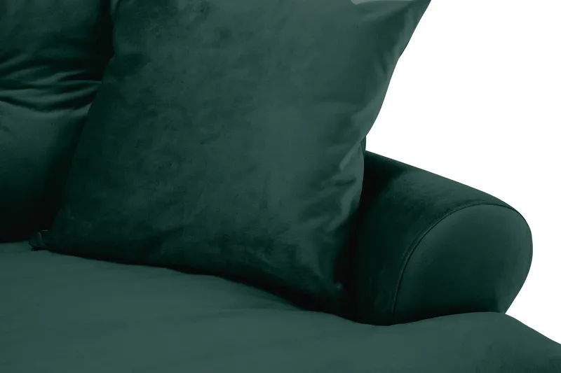 Andrew 3-sits Sammetssoffa - Grön - Möbler - Vardagsrum - Soffor - Howardsoffor