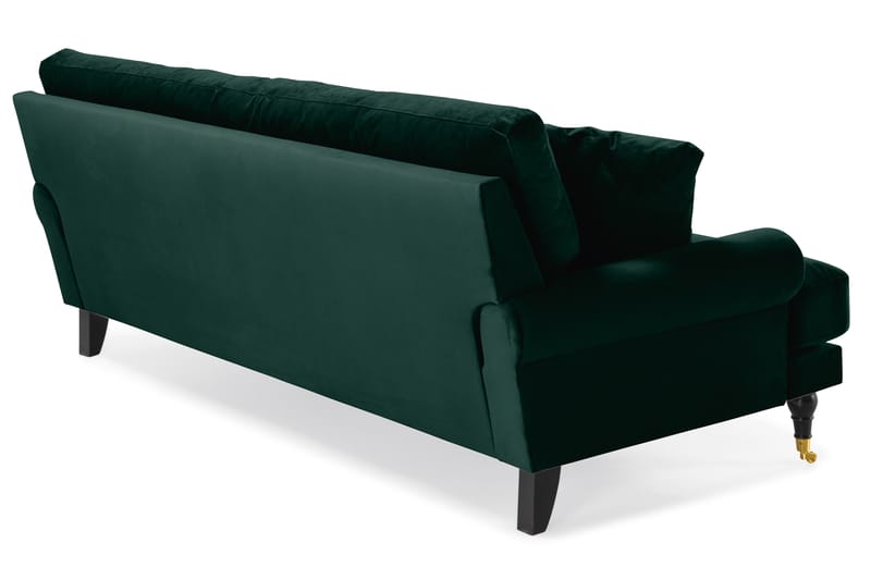 Andrew 3-sits Sammetssoffa - Grön - Möbler - Vardagsrum - Soffor - Howardsoffor
