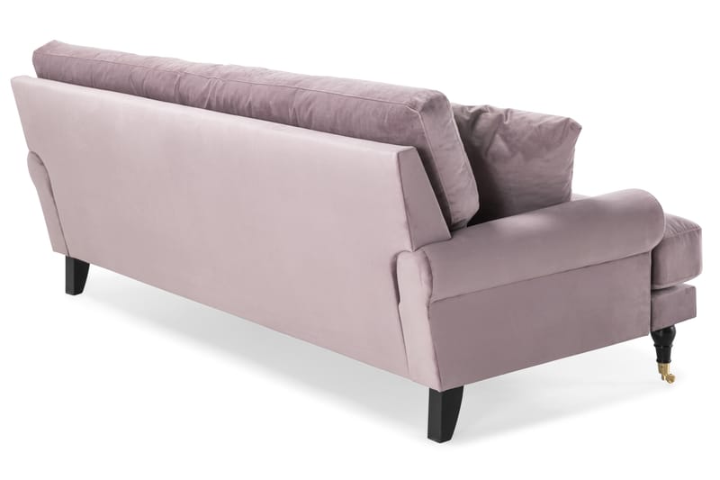 Andrew 3-sits Sammetssoffa - Lila - Möbler - Vardagsrum - Soffor - Howardsoffor