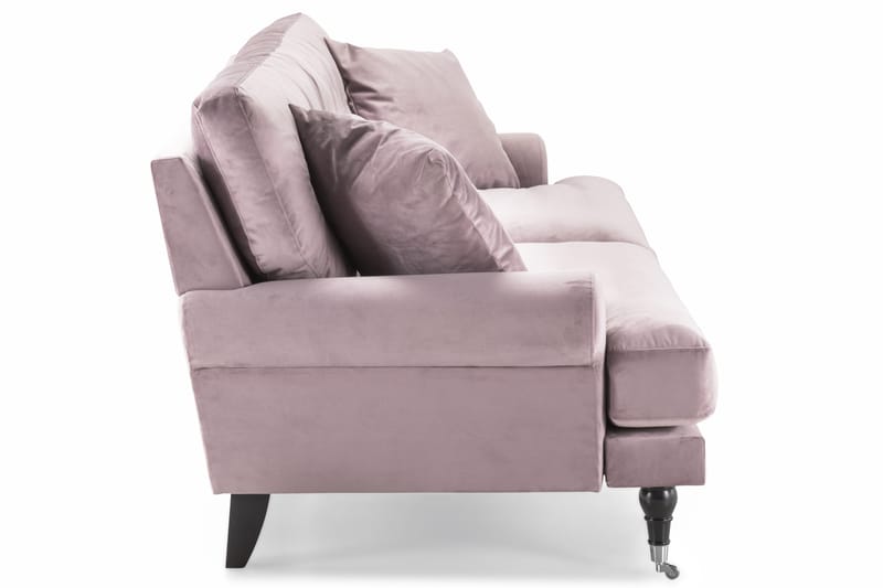 Andrew 3-sits Sammetssoffa - Lila - Möbler - Vardagsrum - Soffor - Howardsoffor