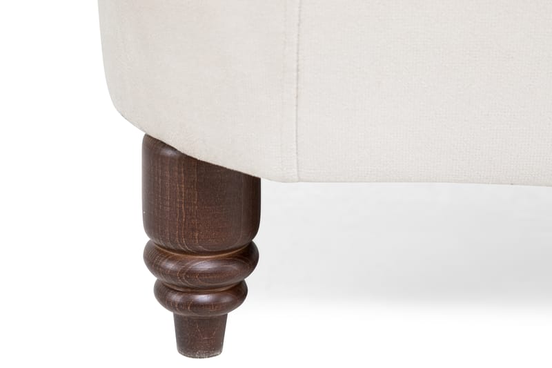 CHESTERFIELD LUX Sammetssoffa 3-sits Beige - Möbler - Vardagsrum - Soffor - Sammetssoffor