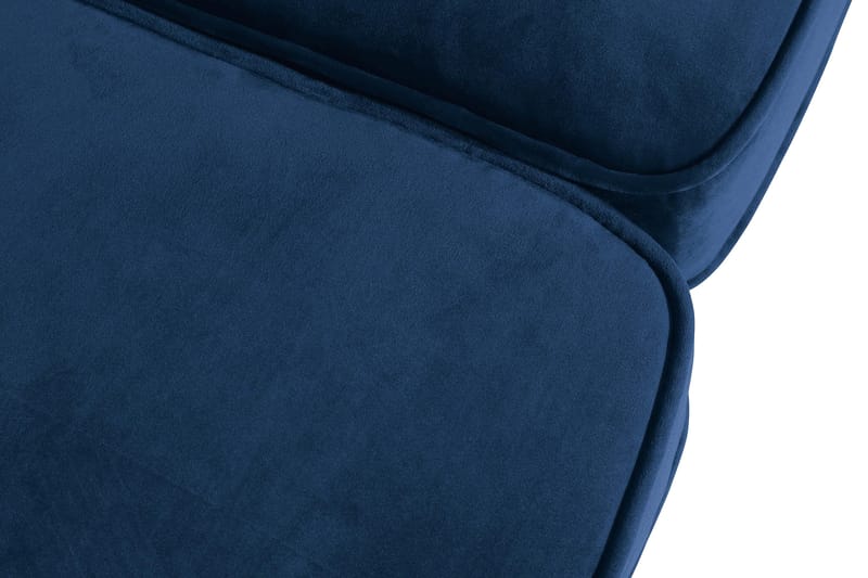 Chesterfield Lyx 3-sits Sammetssoffa - Djup soffa - Blå - Möbler - Vardagsrum - Soffor - Sammetssoffor