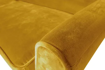 Corollos Sammetssoffa - Ochre - Möbler - Vardagsrum - Soffor - 3-sits soffor