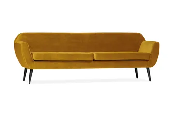 Corollos Sammetssoffa - Ochre - Möbler - Vardagsrum - Soffor - 3-sits soffor