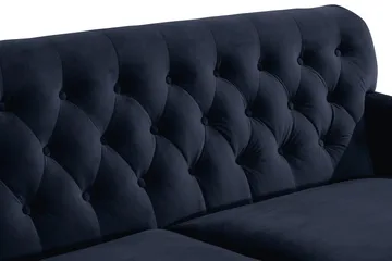 Howard Riviera 3-sits Sammetssoffa - Blå - Möbler - Vardagsrum - Soffor - Sammetssoffor