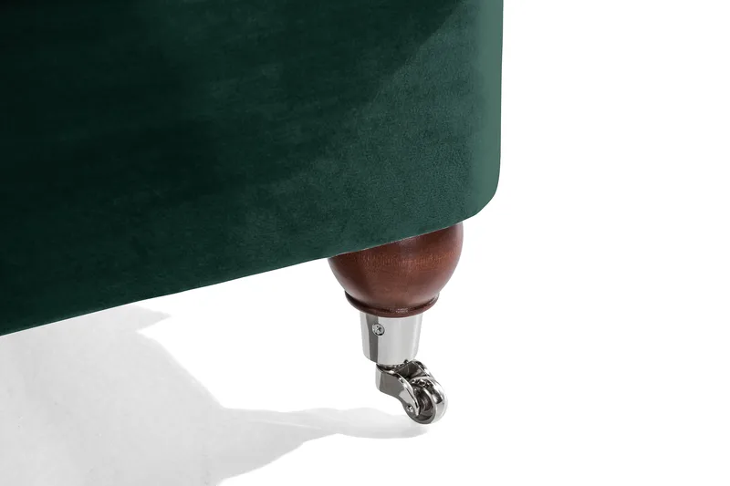 Howard Riviera 3-sits Sammetssoffa - Grön - Möbler - Vardagsrum - Soffor - Sammetssoffor