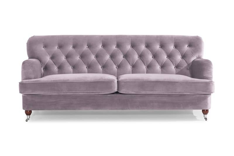 Howard Riviera 3-sits Sammetssoffa - Lila - Möbler - Vardagsrum - Soffor - Sammetssoffor
