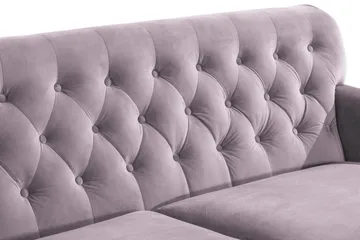 Howard Riviera 3-sits Sammetssoffa - Lila - Möbler - Vardagsrum - Soffor - Sammetssoffor