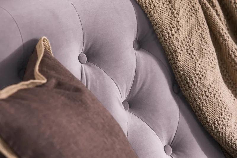 Howard Riviera 3-sits Sammetssoffa - Lila - Möbler - Vardagsrum - Soffor - Sammetssoffor