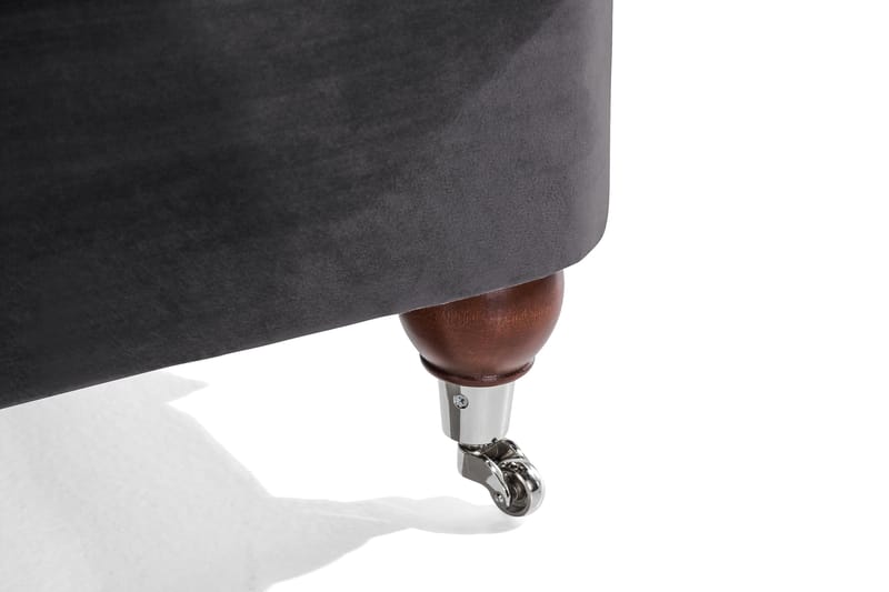 Howard Riviera 3-sits Sammetssoffa - Mörkgrå - Möbler - Vardagsrum - Soffor - Sammetssoffor