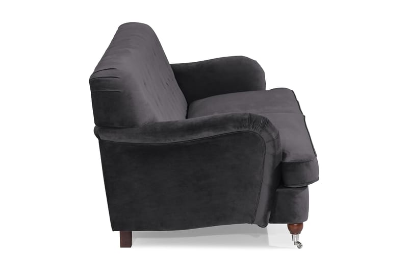 Howard Riviera 3-sits Sammetssoffa - Mörkgrå - Möbler - Vardagsrum - Soffor - Sammetssoffor