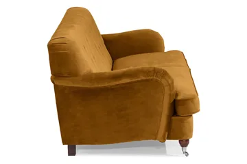 Howard Riviera 3-sits Sammetssoffa - Mörkgul - Möbler - Vardagsrum - Soffor - Sammetssoffor