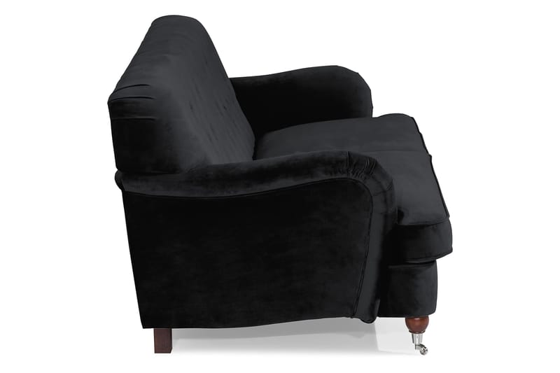 Howard Riviera 3-sits Sammetssoffa - Svart - Möbler - Vardagsrum - Soffor - Sammetssoffor