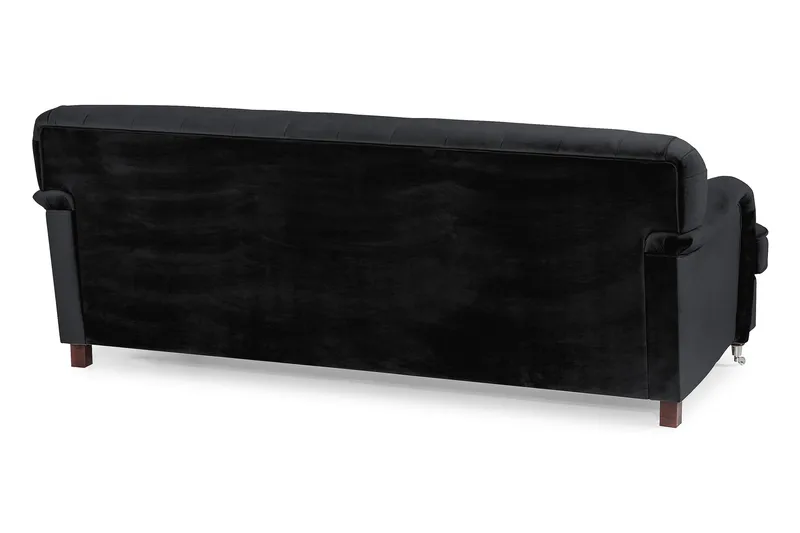 Howard Riviera 3-sits Sammetssoffa - Svart - Möbler - Vardagsrum - Soffor - Sammetssoffor