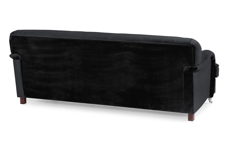 Howard Riviera 3-sits Sammetssoffa - Svart - Möbler - Vardagsrum - Soffor - Sammetssoffor