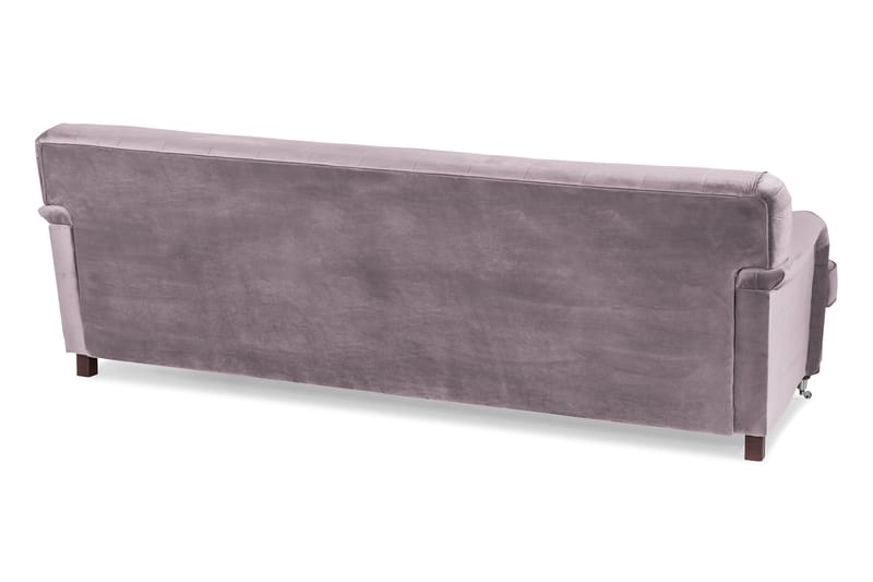 Howard Riviera 3-sits Svängd Sammetssoffa - Lila - Möbler - Vardagsrum - Soffor - Sammetssoffor