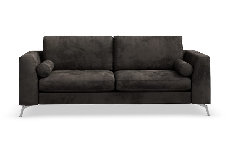NASHVILLE LYX 3-sits Soffa Sammet Mörkgrå - Möbler - Vardagsrum - Soffor - 2-sits soffor