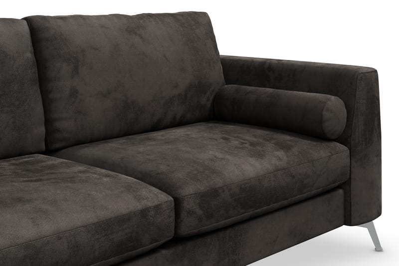 NASHVILLE LYX 3-sits Soffa Sammet Mörkgrå - Möbler - Vardagsrum - Soffor - 2-sits soffor