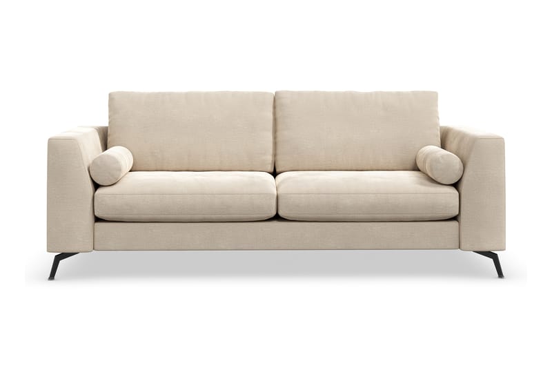 Ocean Lyx 3-sits Sammetssoffa - Beige - Möbler - Vardagsrum - Soffor - 2-sits soffor