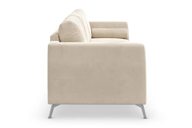 Ocean Lyx 3-sits Sammetssoffa - Beige - Möbler - Vardagsrum - Soffor - 3-sits soffor