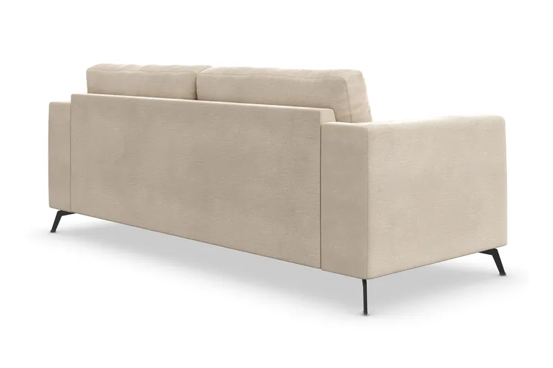 Ocean Lyx 3-sits Sammetssoffa - Beige - Möbler - Vardagsrum - Soffor - 2-sits soffor