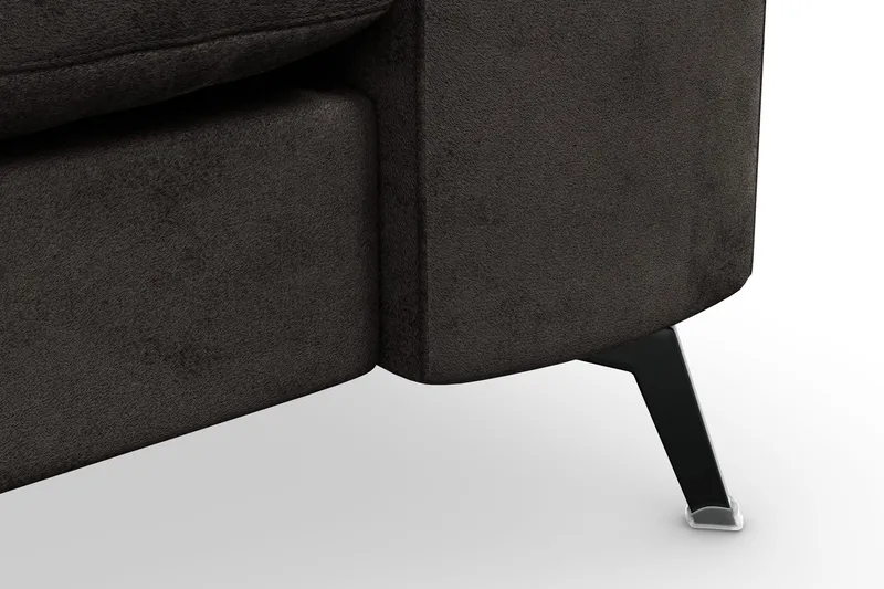 Ocean Lyx 3-sits Soffa - Mörkgrå/Sammet - Möbler - Vardagsrum - Soffor - 2-sits soffor