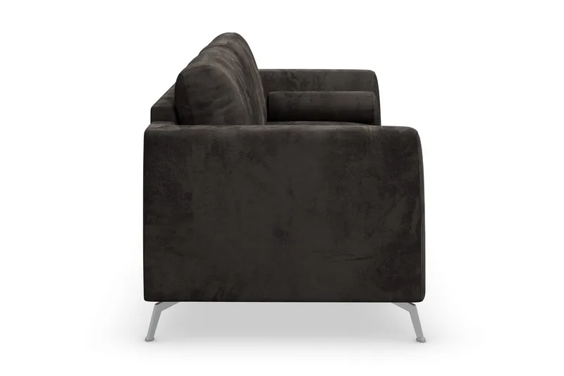 Ocean Lyx 3-sits Soffa - Mörkgrå/Sammet - Möbler - Vardagsrum - Soffor - 2-sits soffor