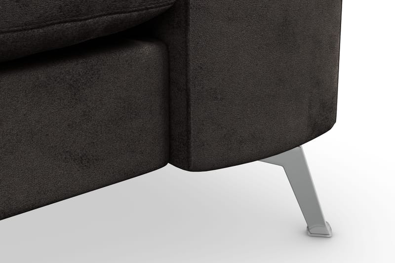 Ocean Lyx 3-sits Soffa - Mörkgrå/Sammet - Möbler - Vardagsrum - Soffor - 2-sits soffor