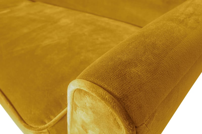 OSEJA Sammetssoffa Ochre - Möbler - Vardagsrum - Soffor - Sammetssoffor