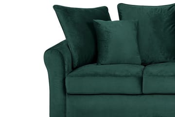 Paretti Soffa Sammet - Grön - Möbler - Vardagsrum - Soffor - 3-sits soffor